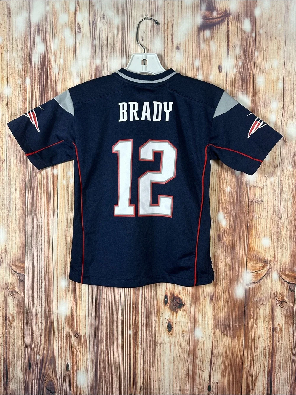 Tom Brady New England Patriots Nike Game Player Jersey  Boy's  Size 5/6 Medium